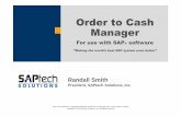 Order to Cash Manager - SAPtech Solutions