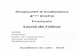 Dispositif d’évaluation 4ème EGPA - ac-lille.fr