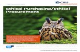 CIPS Procurement topic Ethical Purchasing/Ethical Procurement