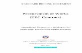 Procurement of Works (EPC Contract)
