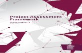 Project Assessment Framework document
