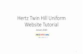 Hertz Twin Hill Uniform Website Tutorial