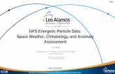 GPS Energetic Particle Data: Space Weather, Climatology ...