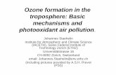 Ozone formation in the troposphere: Basic mechanisms and ...