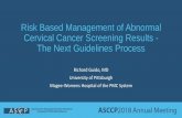 Risk Based Management of Abnormal Cervical Cancer ...