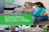 Consultant and services directory 2019.