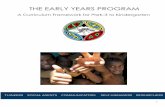 THE EARLY YEARS PROGRAM