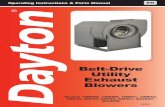 Belt-Drive Utility Exhaust Blowers