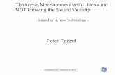 Thickness Measurement with Ultrasound NOT knowing the ...
