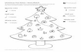 Christmas Tree Notes + Rests Match
