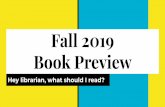 Fall 2019 Book Preview - hpl.org