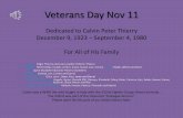 Veterans Day Nov 11 - Blue Serrano