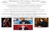 Hispanic Heritage Month Trivia Quiz - Bowie State University