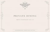 PRIVATE DINING - lassco.co.uk