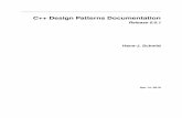 C++ Design Patterns Documentation