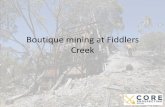 Boutique mining at Fiddlers Creek - Core Prospecting