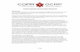 COPR Blueprint Rollout Communication Final