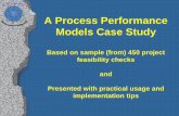 A Process Performance Models Case Study
