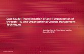 Case Study: Transformation of an IT Organization of ...