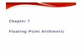 Chapter 7 Floating-Point Arithmetic