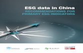 ESG data in China - PRI