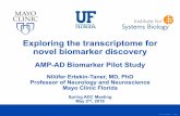 Exploring the transcriptome for novel biomarker discovery