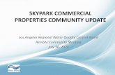 SKYPARK COMMERCIAL PROPERTIES COMMUNITY UPDATE