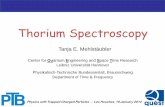Thorium Spectroscopy - Quantummetrology