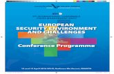 EUROPEAN SECURITY ENVIRONMENT AND CHALLENGES
