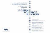 SEPTEMBER 2020 ISSUE #0006 EQUINE SCI NCE REVIEW