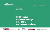 Ethnic diversity in UK economics