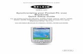 Synchronizing your Pocket PC over Bluetooth Quick Setup Guide