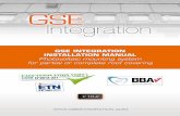 GSE INTEGRATION INSTALLATION MANUAL Photovoltaic …