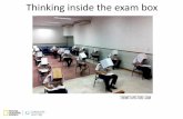 Thinking inside the exam box - Cengage