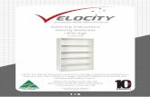 Velocity 1800mm Storage Cupboard Assembly Instructions