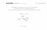 Final Risk Evaluation for Carbon Tetrachloride Systematic ...