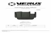 Ford Fiesta ST Rear Diffuser - Verus Engineering