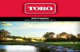 Golf Irrigation Speciﬁcation Catalog 2017