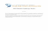 Solar Decathlon 2023 Build Challenge Rules