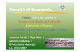 Syntax Corso di Laurea in Economia e Gestione Aziendale ...