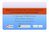 Magnetic Confinement Fusion Research at University of ...