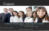 · Curso de inglés legal · legal english Course