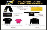 Player and Fan Apparel - TeamSnap Sites