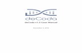 deCoda v1.0 User Manual - zplane