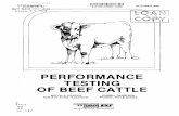 PERFORMANCE TESTING OF BEEF CATTLE - NDSU Libraries