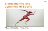 Biomechanics and Dynamics of Sports
