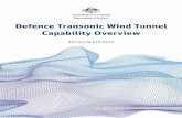 Defence Transonic Wind Tunnel Capability Overview