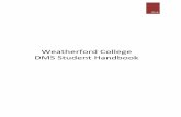 Weatherford College DMS Student Handbook