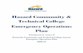 Hazard Community & Technical College Emergency Operations Plan