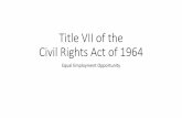 Title VII of the Civil Rights Act of 1964